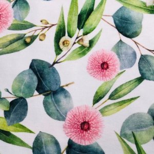 Halo Bassinet Sheet – Eucalyptus Blooms